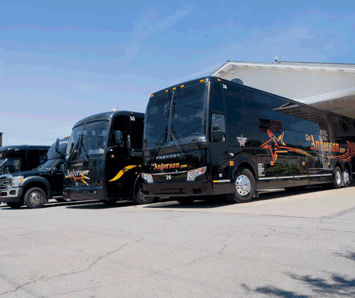 Anderson Coach & Travel fleet